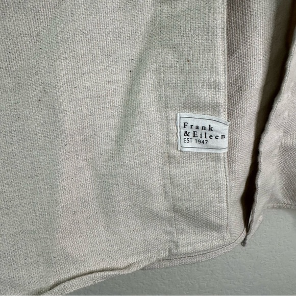 Frank and Eileen McLoghlin Utility Natural Denim Oversized Shirt SZ M/L - Picture 4 of 10